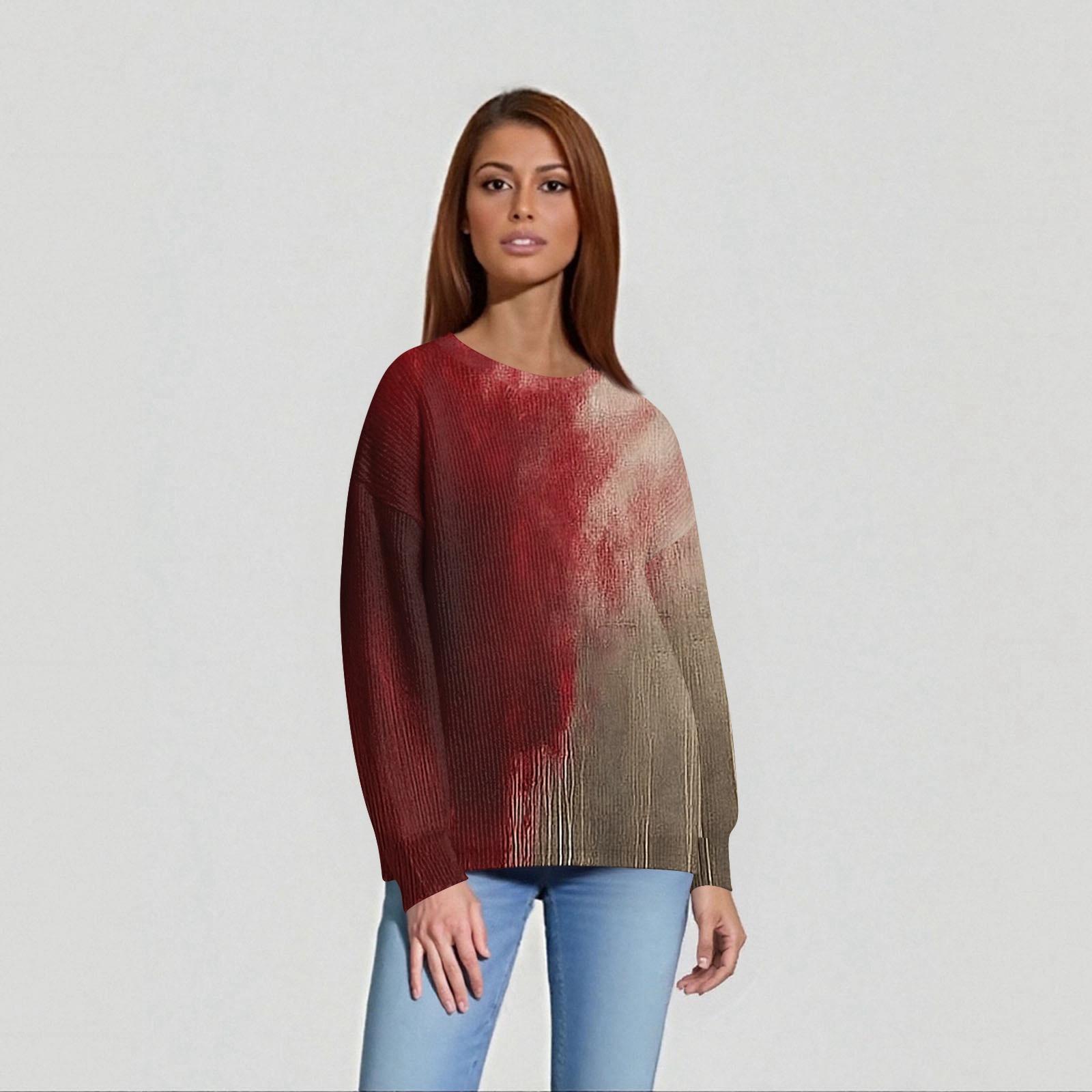 Женские повседневные топы на каждый день Вязаный свитер M
Женские повседневные топы на каждый день Вязаный свитер M