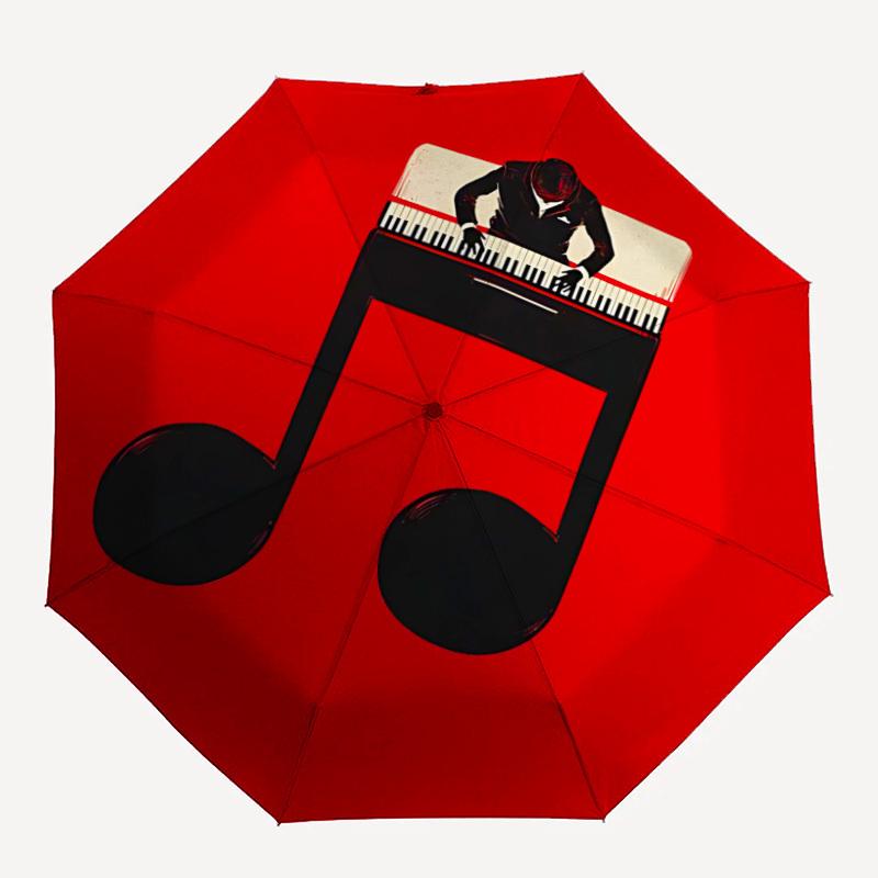 1pc Musician Piano Automatic Folding Umbrella - Windproof Compact Travel Umbrella with Auto Open/Close, 8-Rib Heavy-Duty Shaft for Women/Men
1pc Musician Piano Automatic Folding Umbrella - Windproof Compact Travel Umbrella with Auto Open/Close, 8-Rib Heavy-Duty Shaft for Women/Men