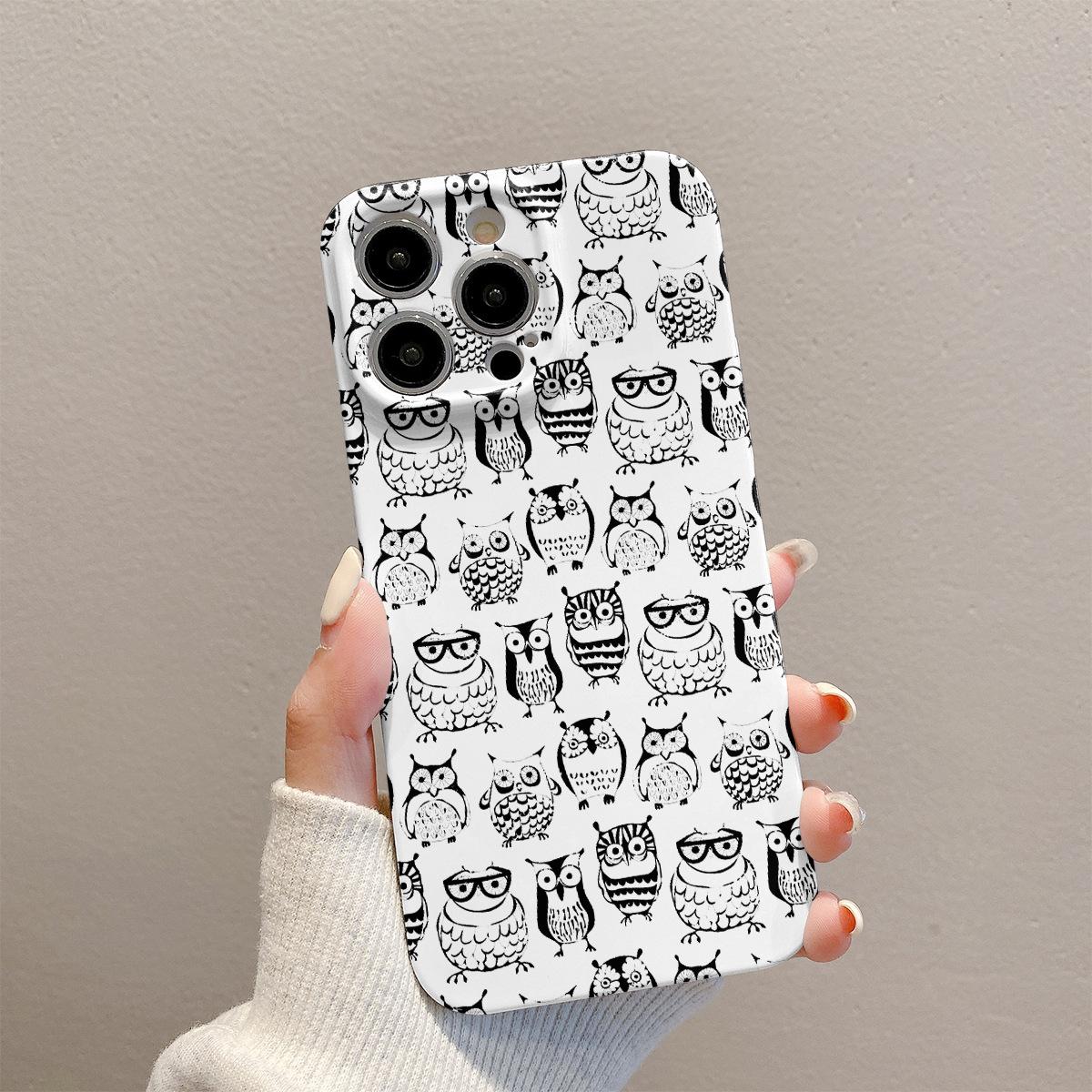 Minimally Designed Cartoon Owl Phone Case Ins for IPhone 13 Pro Anti Drop for IPhone Protective Case For iPhone 17PROMAX
Minimally Designed Cartoon Owl Phone Case Ins for IPhone 13 Pro Anti Drop for IPhone Protective Case For iPhone 17PROMAX