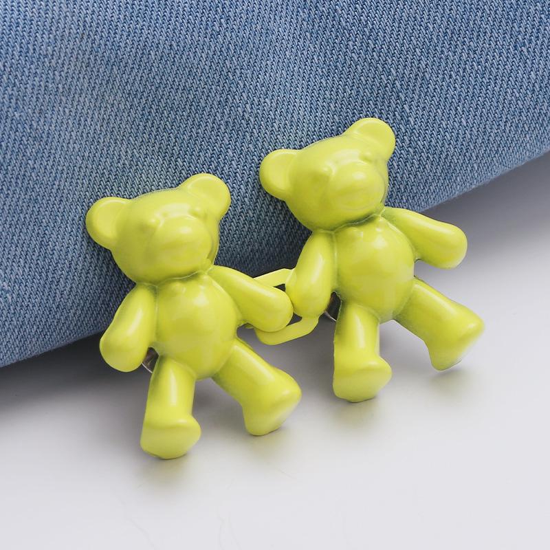 Медвежья пряжка на талии: Съемная, безгвоздевая, бесшовная пуговица для регулировки размера джинсов
Медвежья пряжка на талии: Съемная, безгвоздевая, бесшовная пуговица для регулировки размера джинсов