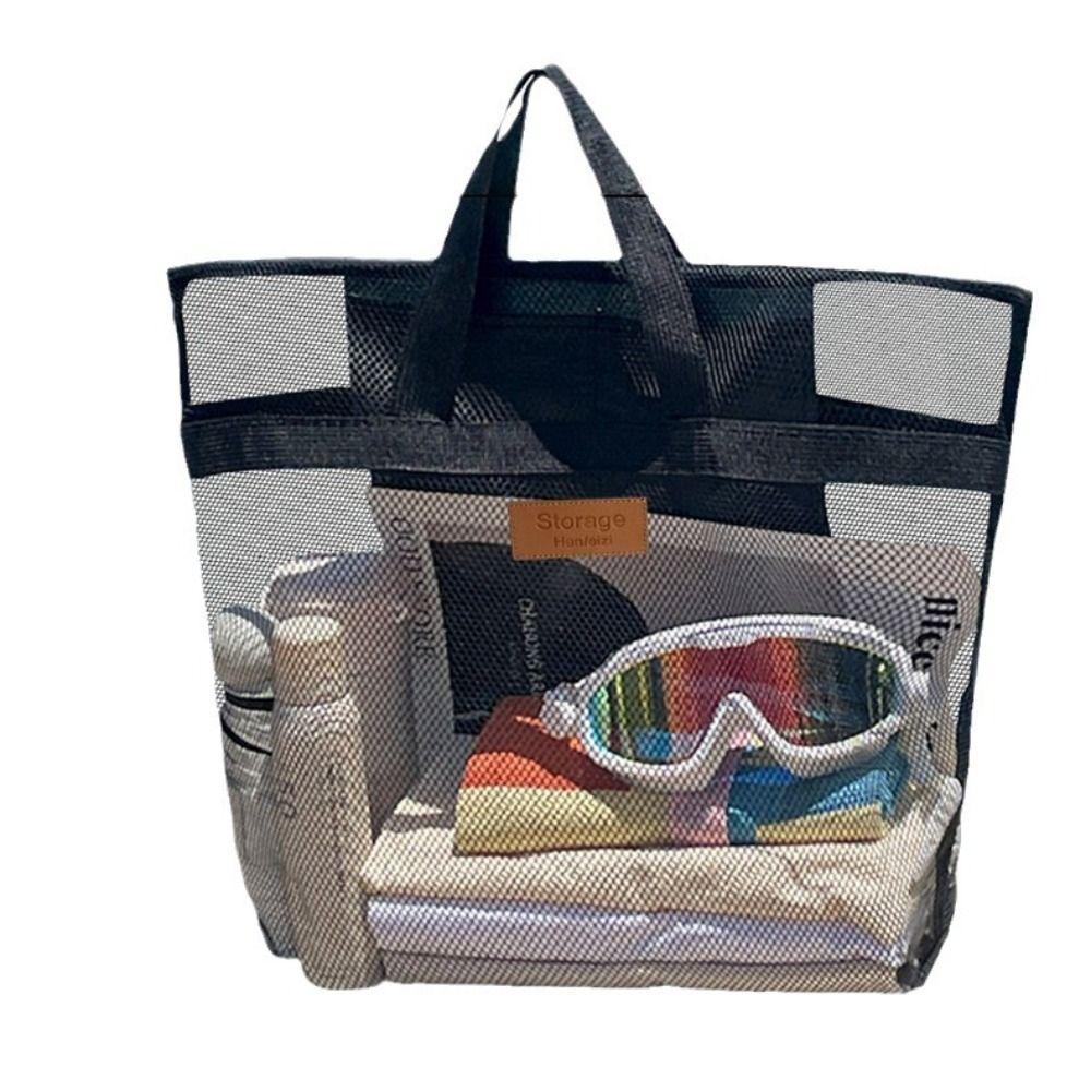 Large Capacity Beach Handbag Solid Color Travel Wash Bag Fashion Swimming Storage Pouch Outdoor Blue S
Large Capacity Beach Handbag Solid Color Travel Wash Bag Fashion Swimming Storage Pouch Outdoor Blue S