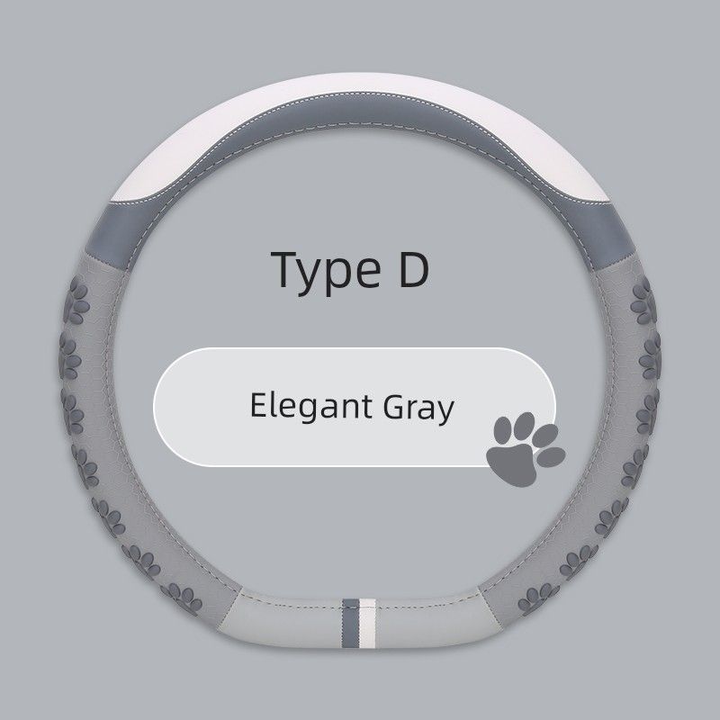Car Steering Wheel Cover Cartoon Female Silicone Cute Cat s Paw BYD Dolphin Seagull Qin Non Slip All Year Round Non-Slip Steering Wheel Cover Temperament Gray D Type
Car Steering Wheel Cover Cartoon Female Silicone Cute Cat s Paw BYD Dolphin Seagull Qin Non Slip All Year Round Non-Slip Steering Wheel Cover Temperament Gray D Type