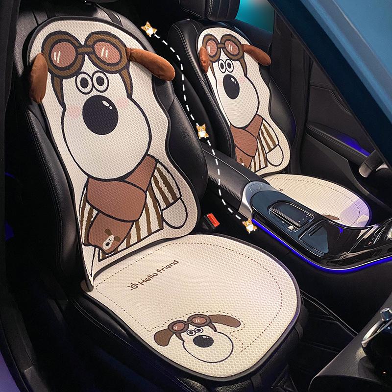 New Cartoon Car Seat Cushion Full Set Breathable Linen Cute Seat Cushion Cover Fashion Decoration Interior Accessories Universal
New Cartoon Car Seat Cushion Full Set Breathable Linen Cute Seat Cushion Cover Fashion Decoration Interior Accessories Universal