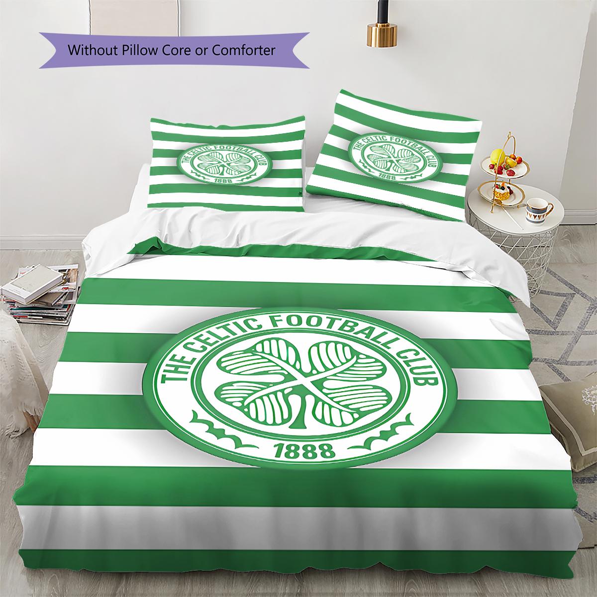 Celtic Football Club Pattern Bedding,Quilt Set Quilt Cover Pillowcase Home Birthday Gift (1 * duvet cover + 2 * pillowcase, without core) 135x200cm
Celtic Football Club Pattern Bedding,Quilt Set Quilt Cover Pillowcase Home Birthday Gift (1 * duvet cover + 2 * pillowcase, without core) 135x200cm