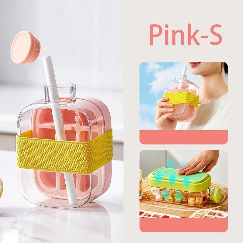 Pressure Type Ice Cube Tray with Lid NO TOUCH Silicone Ice Making Tray with Straw Summer Quick Ice Making Mold for Refrigerator
Pressure Type Ice Cube Tray with Lid NO TOUCH Silicone Ice Making Tray with Straw Summer Quick Ice Making Mold for Refrigerator