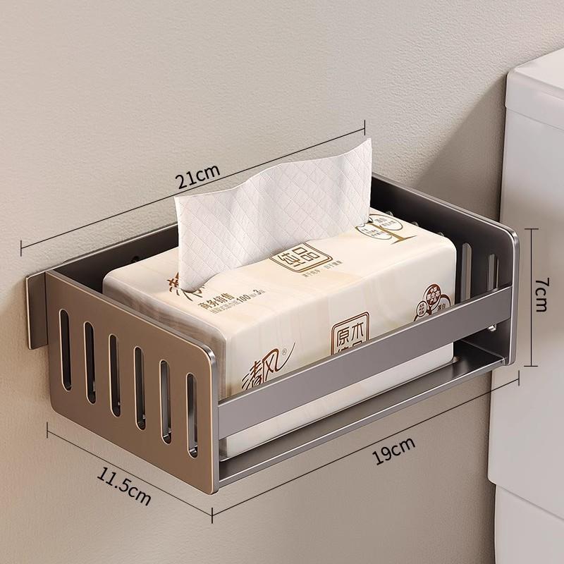 No-Drill Wall-Mounted Bathroom Storage Shelf & Toilet Paper Holder
No-Drill Wall-Mounted Bathroom Storage Shelf & Toilet Paper Holder