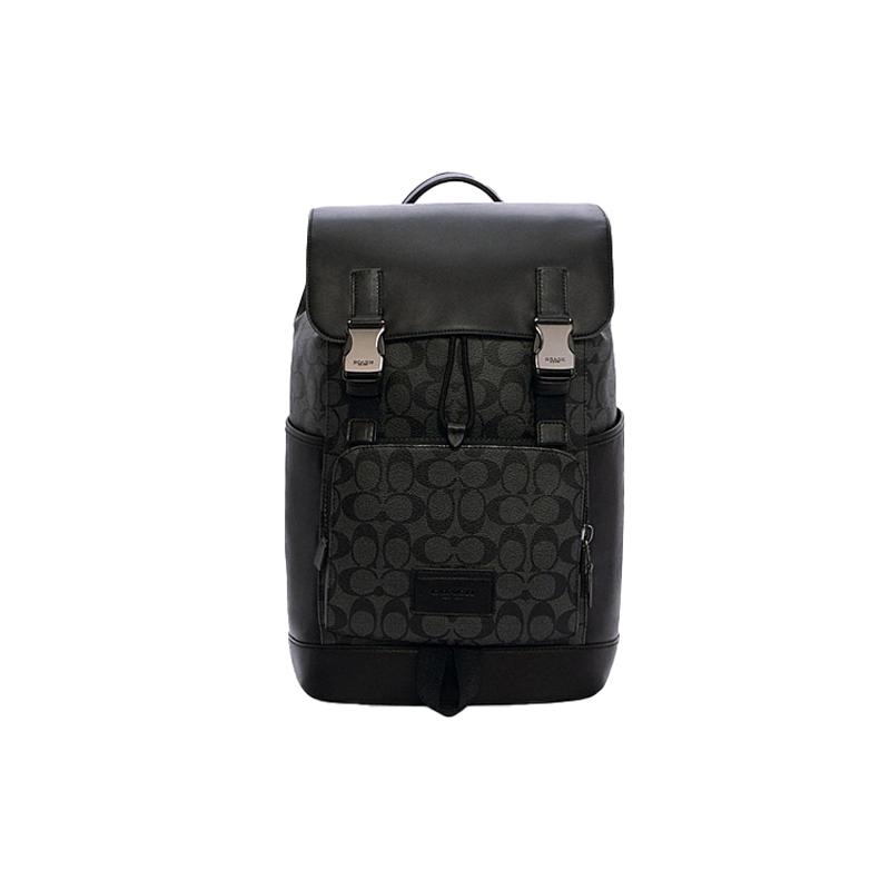 Coach Track 27 Monogram Canvas And Leather Backpack Men Backpack Charcoal C2712-QBMI5 Basic Set (Bag+Dust Bag)
Coach Track 27 Monogram Canvas And Leather Backpack Men Backpack Charcoal C2712-QBMI5 Basic Set (Bag+Dust Bag)