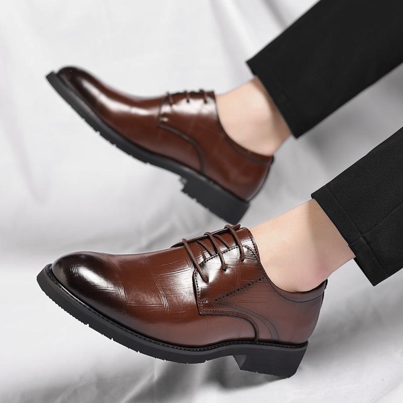 Leather Shoes Men s Four Seasons Low Top Black British Casual Groom Wedding Shoes 2025 38
Leather Shoes Men s Four Seasons Low Top Black British Casual Groom Wedding Shoes 2025 38