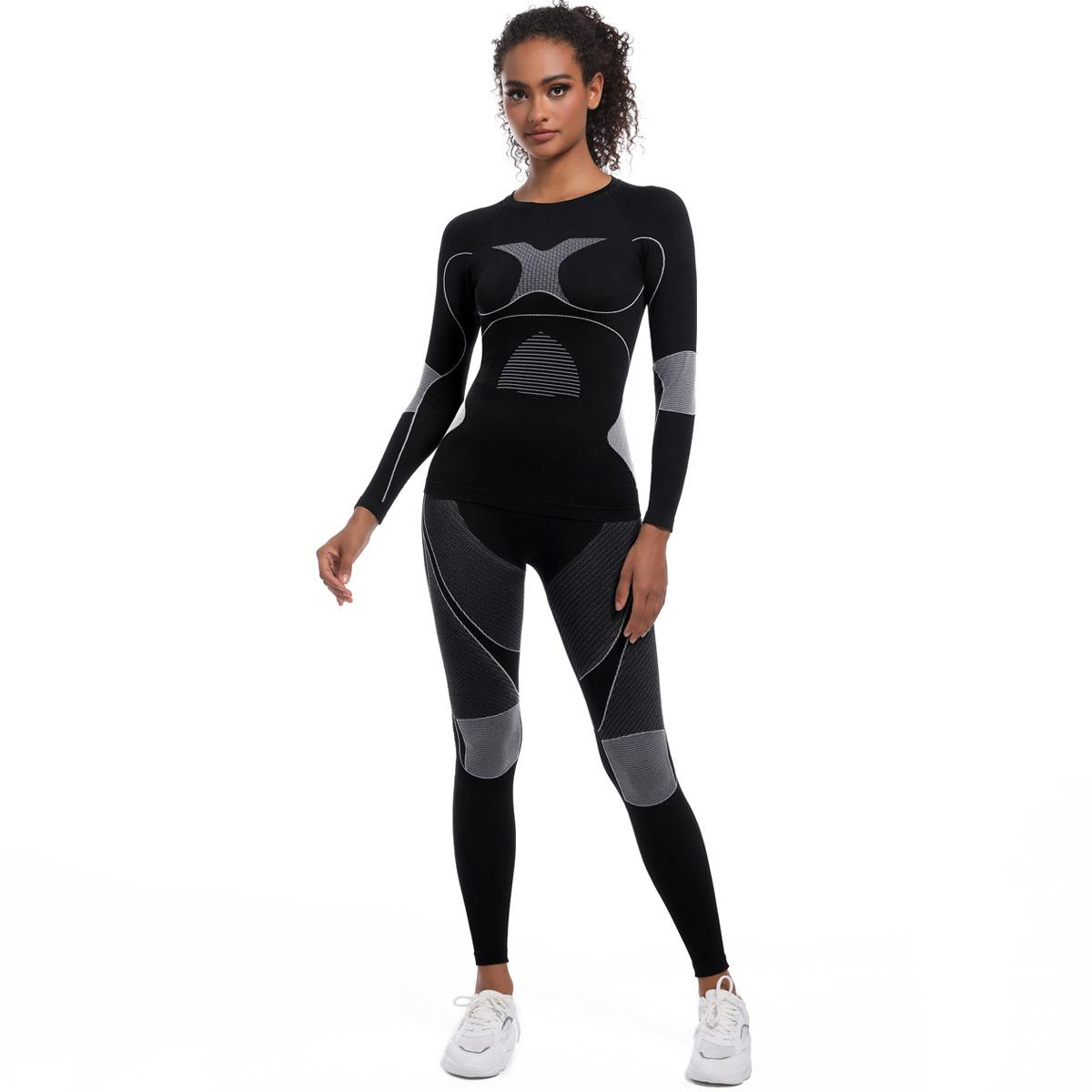 Seamless Knitted Autumn And Winter Skiing Clothes, Quick Drying Clothes, Running Sports Cycling Clothes, Yoga Shapewear, Compression Clothes L
Seamless Knitted Autumn And Winter Skiing Clothes, Quick Drying Clothes, Running Sports Cycling Clothes, Yoga Shapewear, Compression Clothes L