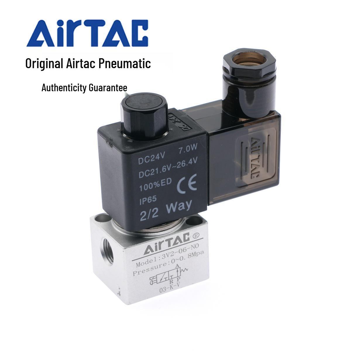 AirTAC 3V2-06-NC-A/B/F/E/C-I Three-Way Vacuum Solenoid Valve G Thread Note
AirTAC 3V2-06-NC-A/B/F/E/C-I Three-Way Vacuum Solenoid Valve G Thread Note