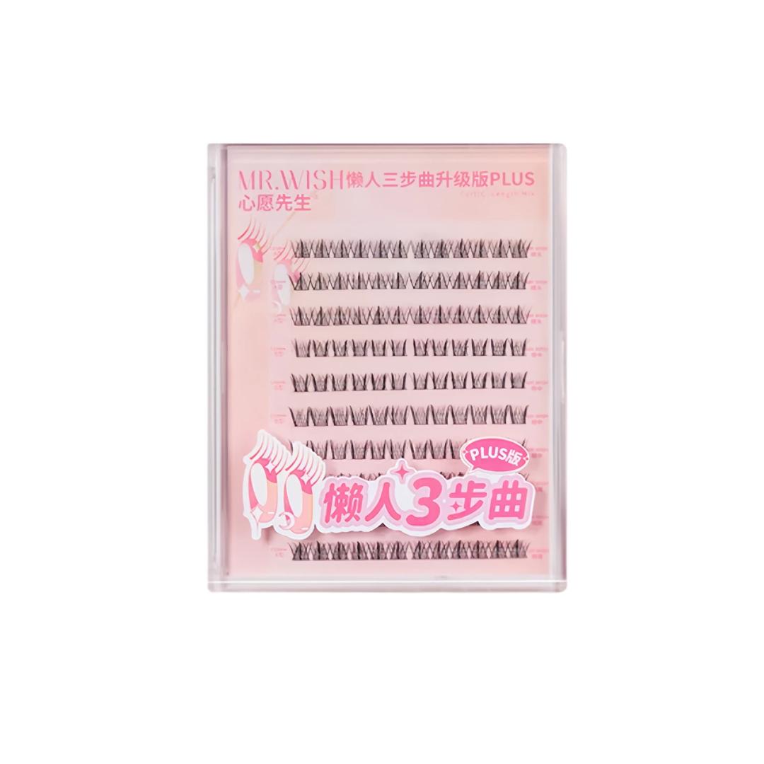 mr.wish ABA Upgrade PLUS Segmented False Eyelashes, 120 Clusters, 11-12mm
mr.wish ABA Upgrade PLUS Segmented False Eyelashes, 120 Clusters, 11-12mm