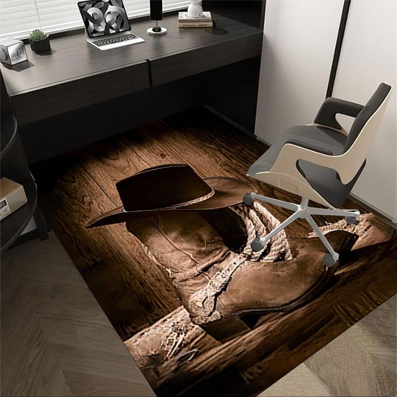 1PC cowboy boots Extra Large Non-Slip Floor carpet, Office, family, bedroom, Studio - Large Area Rug Indoor Rugs, Vibrant Colors-A212 60cm by 90cm
1PC cowboy boots Extra Large Non-Slip Floor carpet, Office, family, bedroom, Studio - Large Area Rug Indoor Rugs, Vibrant Colors-A212 60cm by 90cm