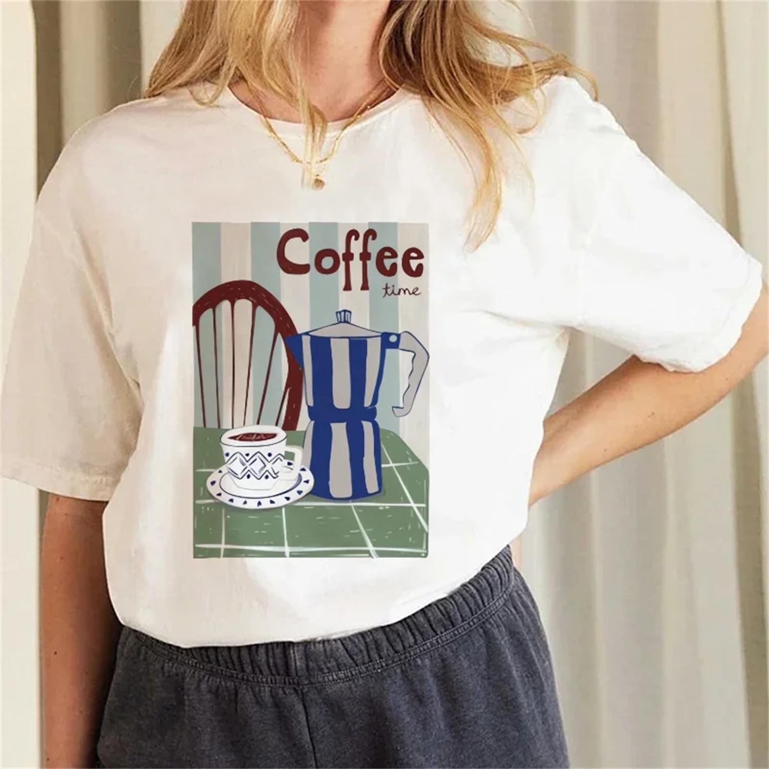 Women s Regular Versatile Top Retro Cartoon Coffee Enthusiast Printed Casual 90s Women s Cute Fun Pattern Fashion T-Shirt XXXXXL білий
Women s Regular Versatile Top Retro Cartoon Coffee Enthusiast Printed Casual 90s Women s Cute Fun Pattern Fashion T-Shirt XXXXXL білий