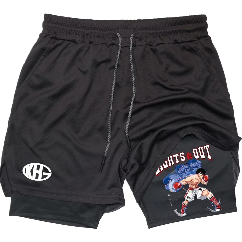 Men Boxing Anime print Gym Shorts 2 in 1 Compression Performance Shorts Quick Dry Athletics Short Pants Summer RL0608 XXXL
Men Boxing Anime print Gym Shorts 2 in 1 Compression Performance Shorts Quick Dry Athletics Short Pants Summer RL0608 XXXL