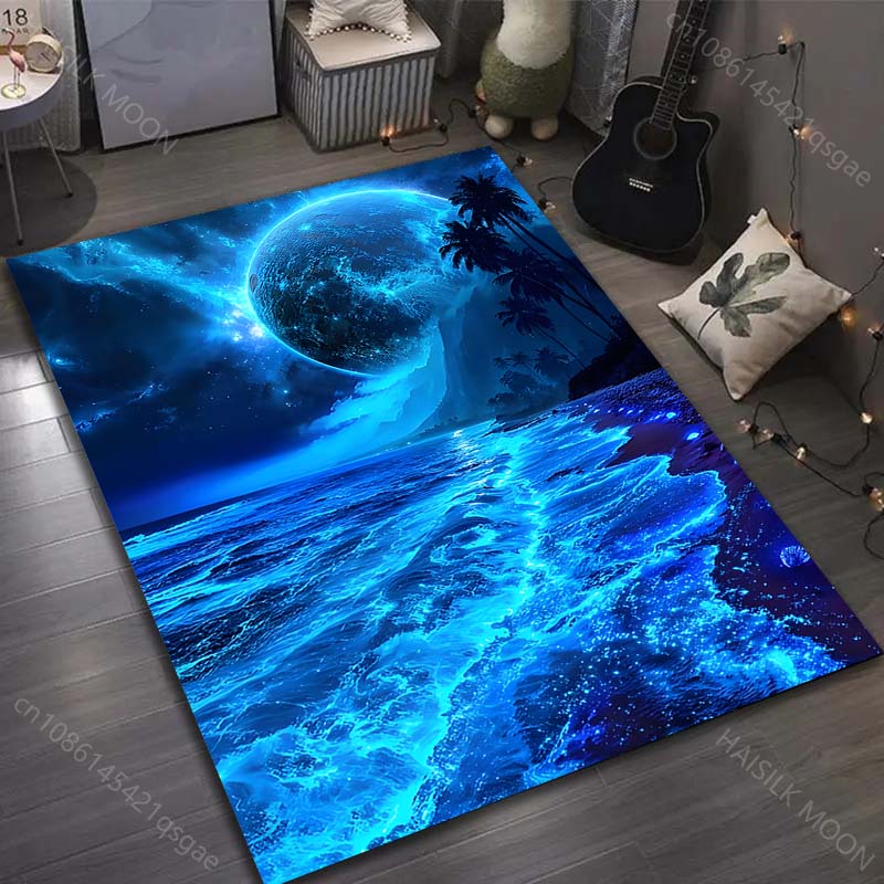 1PC Blue Planet and Ocean Night Carpet for Living Room Bedroom Sofa Home Decor Rus Non-slip Floor Mat Luxury Gift 40cm x 60cm
1PC Blue Planet and Ocean Night Carpet for Living Room Bedroom Sofa Home Decor Rus Non-slip Floor Mat Luxury Gift 40cm x 60cm