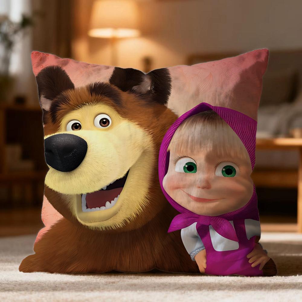 Модна наволочка M-MMasha and the Bear, м яка, що миється, для подушки, багатофункціональна для дивана, ліжка, подорожей, офісу 30cmx30cm
Модна наволочка M-MMasha and the Bear, м яка, що миється, для подушки, багатофункціональна для дивана, ліжка, подорожей, офісу 30cmx30cm