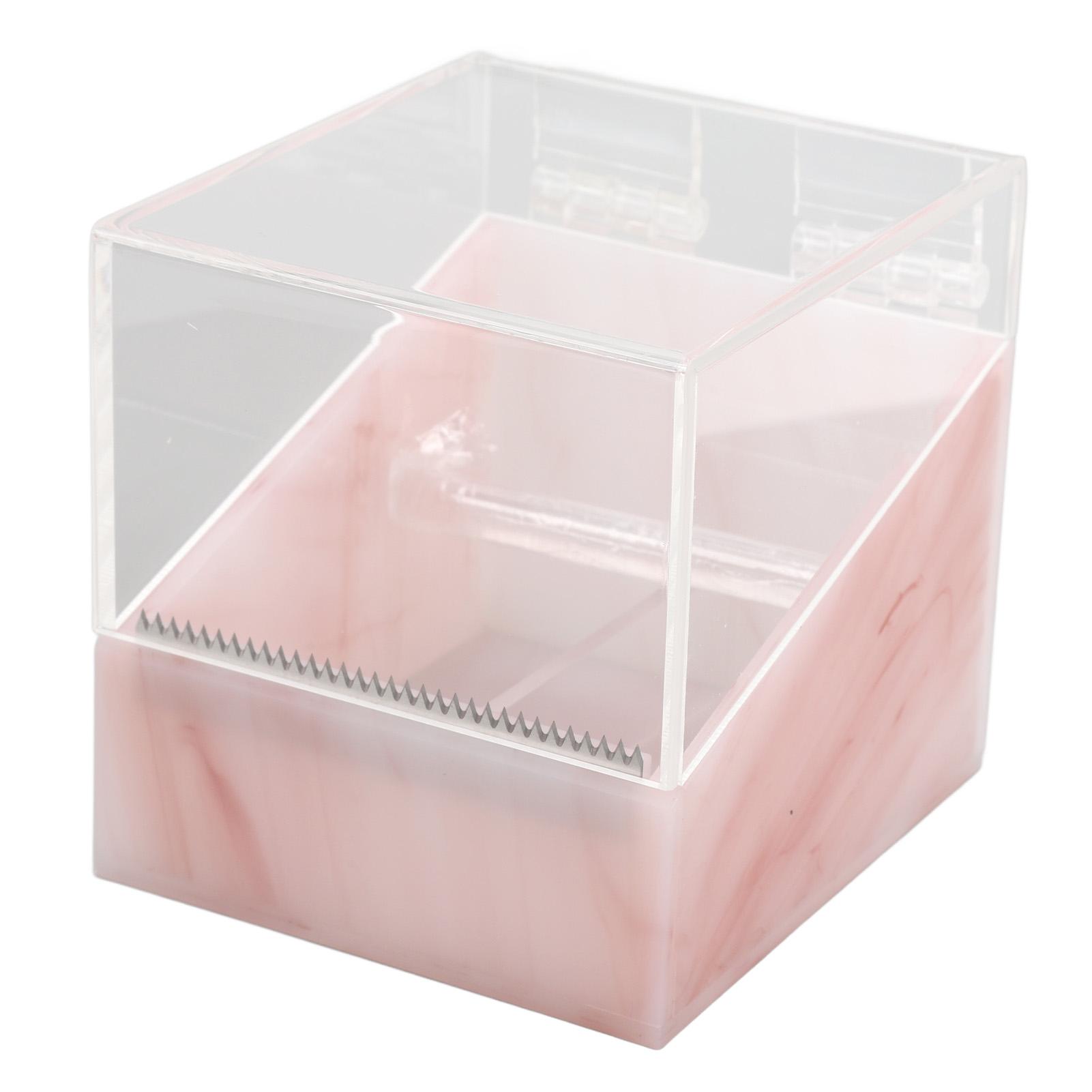 Eyelash Tape Dispenser 2 Grids Acrylic Tape Cutter Holder with Transparent Flip Cover for Beauty розовый
Eyelash Tape Dispenser 2 Grids Acrylic Tape Cutter Holder with Transparent Flip Cover for Beauty розовый