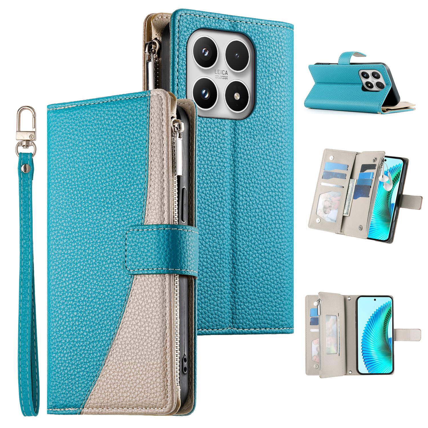 For Xiaomi 17 Case Zipper Wallet Color Splicing Leather Flip Phone Cover with Straps
For Xiaomi 17 Case Zipper Wallet Color Splicing Leather Flip Phone Cover with Straps