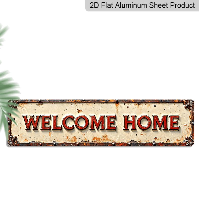 2D Flat, 1pc Exquisite WELCOME HOME Sign Metal Aluminum Wall Sign-16 Inches X 4 Inches-simple and Durable Multi-purpose Indoor and Outdoor 40cm x 10cm
2D Flat, 1pc Exquisite WELCOME HOME Sign Metal Aluminum Wall Sign-16 Inches X 4 Inches-simple and Durable Multi-purpose Indoor and Outdoor 40cm x 10cm