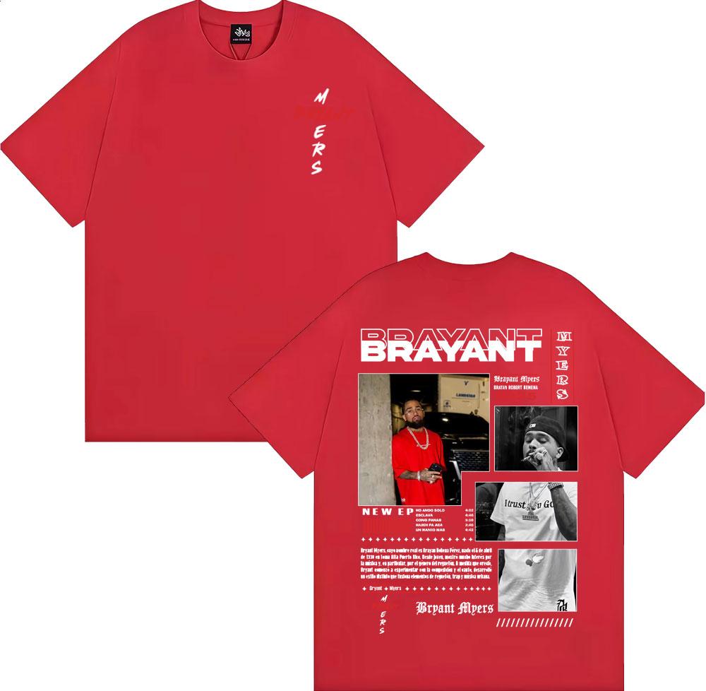Rapper Bryant Myers Album Tour Merch Tee Shirt Mens Clothing Harajuku Streetwear Tshirt Comfort pure Cotton Hip Hop T Shirts 4XL
Rapper Bryant Myers Album Tour Merch Tee Shirt Mens Clothing Harajuku Streetwear Tshirt Comfort pure Cotton Hip Hop T Shirts 4XL