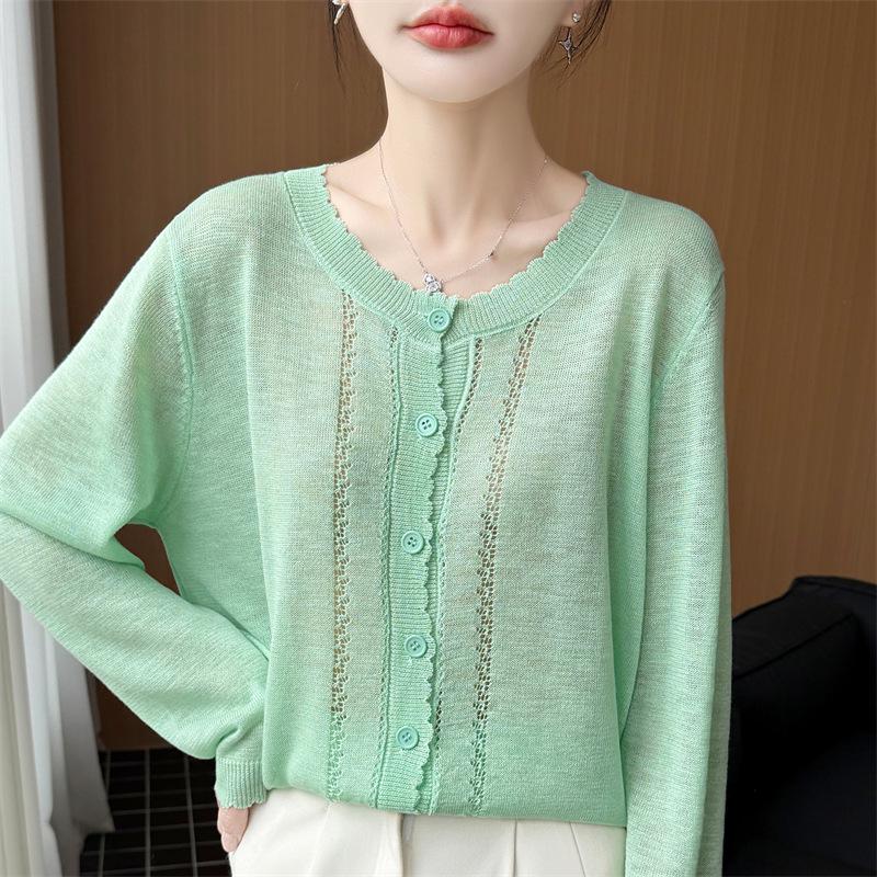 Bamboo Linen Knit Cardigan for Women - Lightweight Long Sleeve, Sun Protection, Suitable for Spring/Summer. L (55-65 kg)
Bamboo Linen Knit Cardigan for Women - Lightweight Long Sleeve, Sun Protection, Suitable for Spring/Summer. L (55-65 kg)