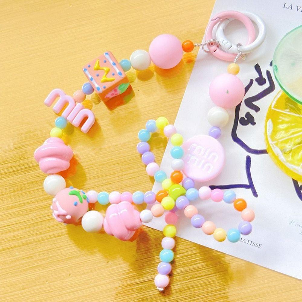 Bead Cute Bead Phone Chain M Letter Hand-Painted Wrist Strap Girls Gift рожевий
Bead Cute Bead Phone Chain M Letter Hand-Painted Wrist Strap Girls Gift рожевий