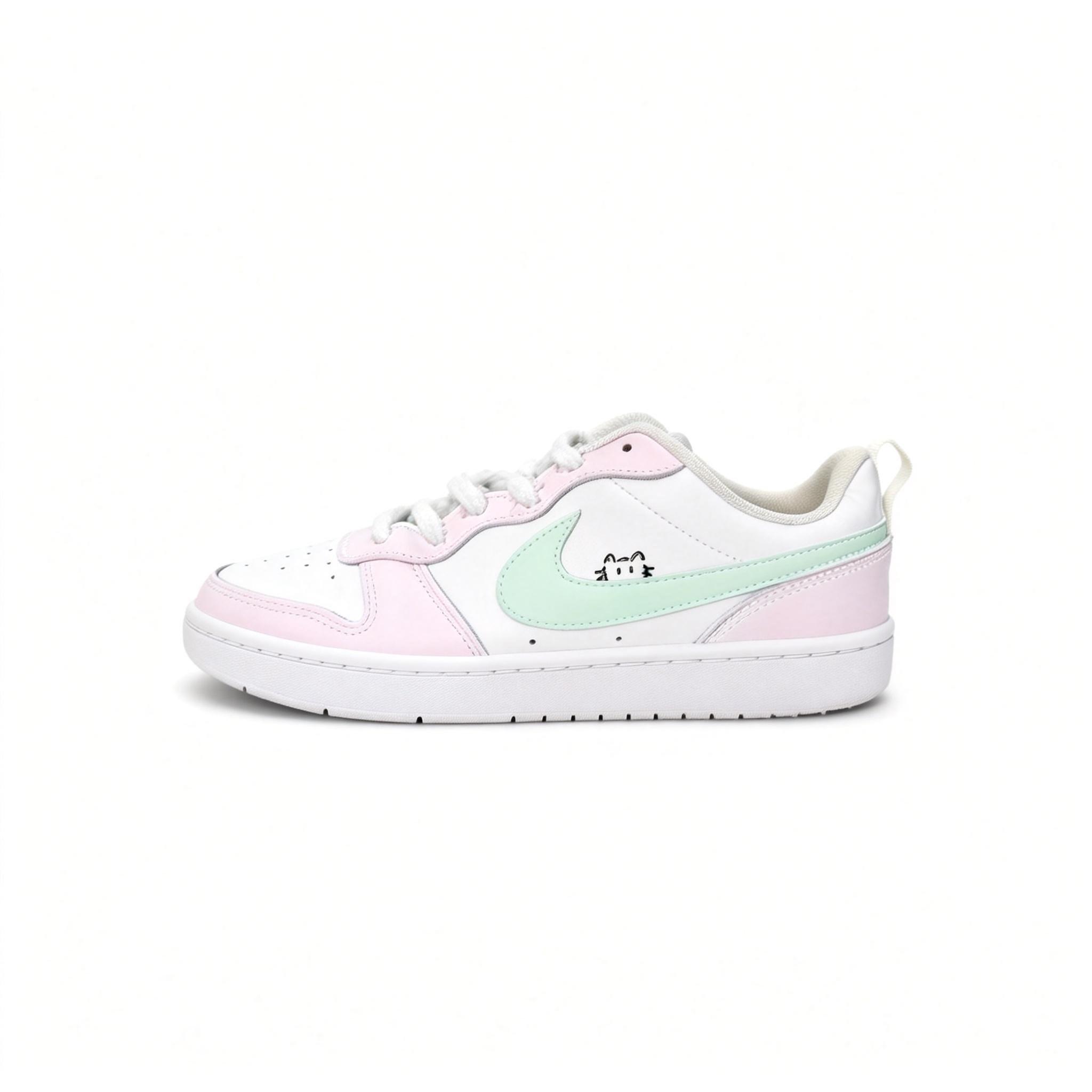 Nike Pink And White Kitten Leather Cushioning Abrasion Resistant Slip Resistant Low top Skateboard Shoes Unisex Pink BQ5448-100(team1670-) 35.5
Nike Pink And White Kitten Leather Cushioning Abrasion Resistant Slip Resistant Low top Skateboard Shoes Unisex Pink BQ5448-100(team1670-) 35.5