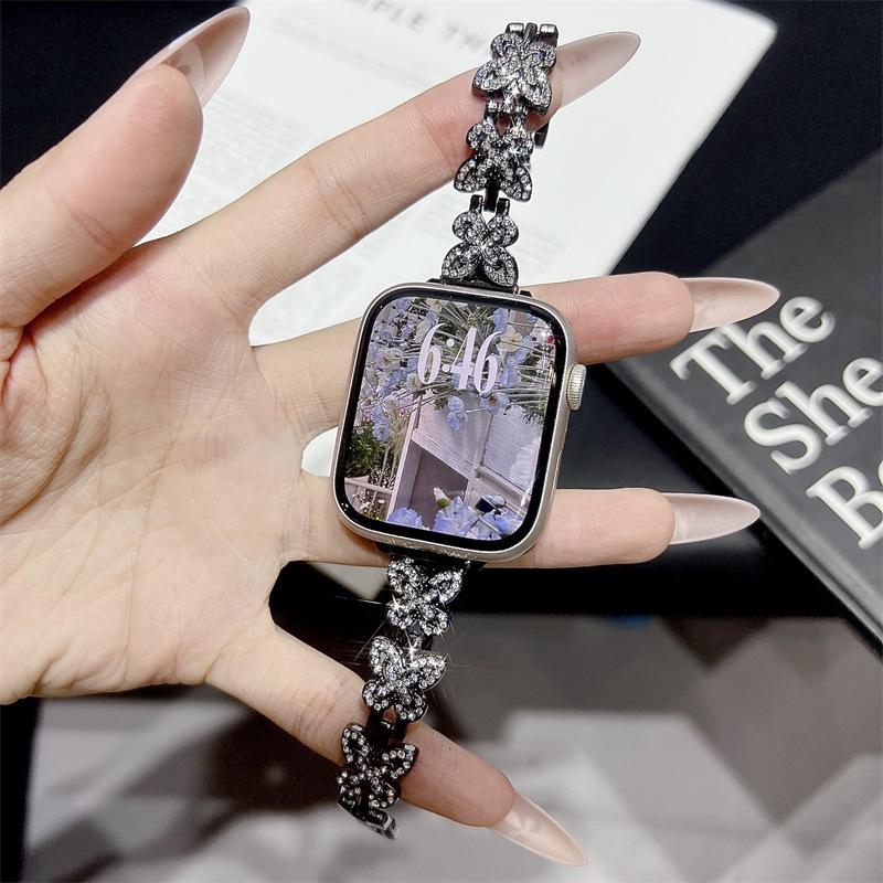 Double Butterfly Metal Watch Band for Apple Watch Series 9, SE, Huawei Fit 4, Xiaomi 9 Pro Apple Watch Series 9/8/7 45mm чорний
Double Butterfly Metal Watch Band for Apple Watch Series 9, SE, Huawei Fit 4, Xiaomi 9 Pro Apple Watch Series 9/8/7 45mm чорний
