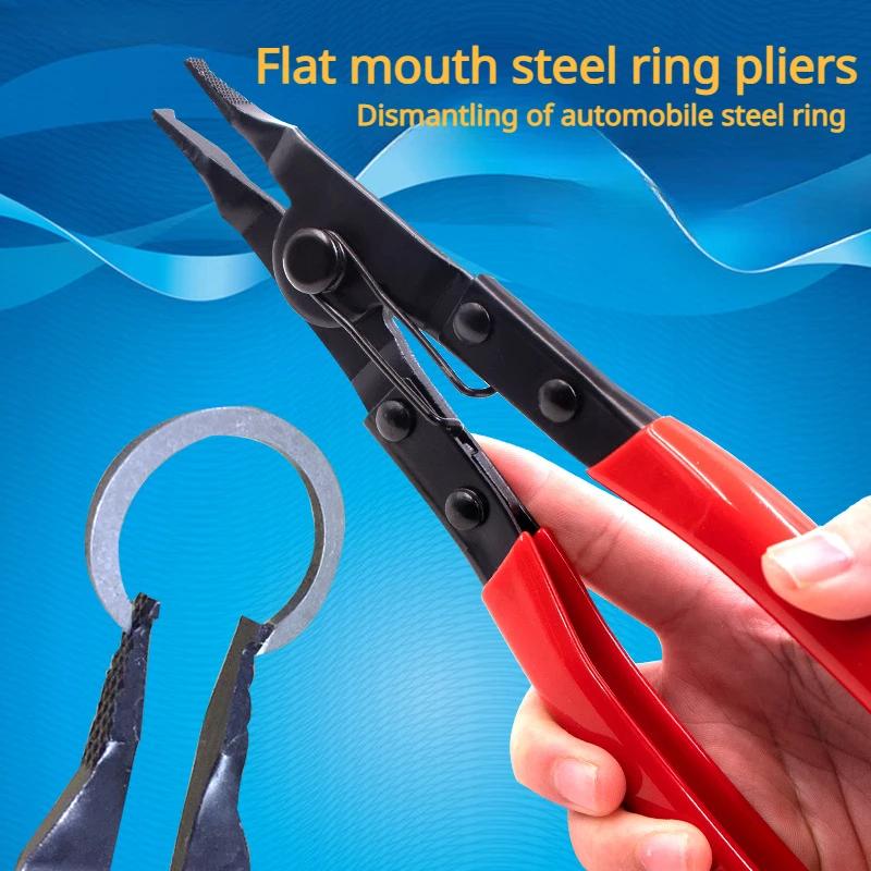 Auto Automatic Transmission Repair Flat Rim Pliers Circlip Pliers Flat Jaw Pliers Flat Head Retaining Ring Pliers Tool красный
Auto Automatic Transmission Repair Flat Rim Pliers Circlip Pliers Flat Jaw Pliers Flat Head Retaining Ring Pliers Tool красный