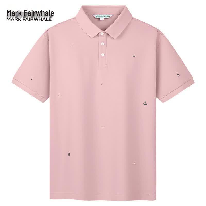 Mark Fairwhale Men s Stretch Embroidered Lapel Short Sleeve Polo Shirt 180/41
Mark Fairwhale Men s Stretch Embroidered Lapel Short Sleeve Polo Shirt 180/41