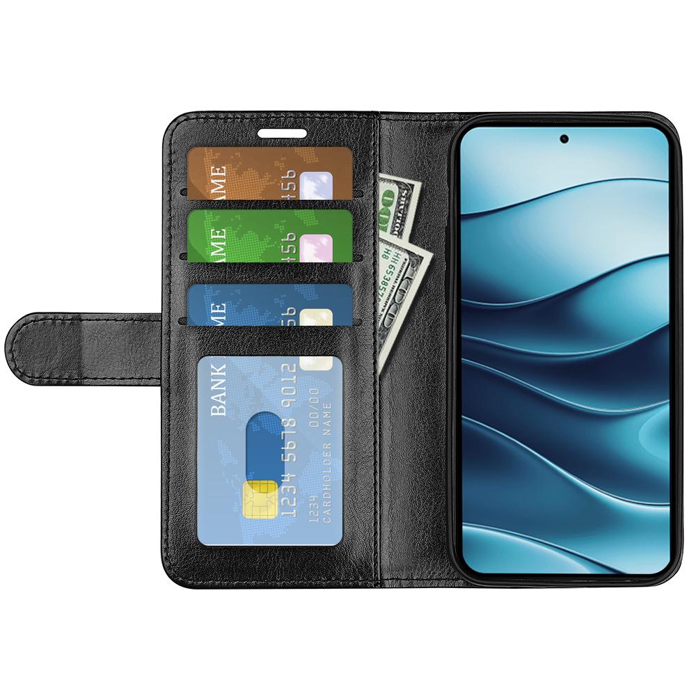 For Xiaomi Redmi Note 14 4G (163.25x76.55x8.16mm) Wallet Case Crazy Horse Texture Stand Leather Phone Cover Black
For Xiaomi Redmi Note 14 4G (163.25x76.55x8.16mm) Wallet Case Crazy Horse Texture Stand Leather Phone Cover Black