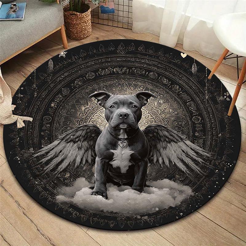 Cute and fantastical puppyRound Area Rug,Carpet Rug for Living Room Bedroom Sofa Playroom Decor,Non-slip Floor Mat 80cmx80cm
Cute and fantastical puppyRound Area Rug,Carpet Rug for Living Room Bedroom Sofa Playroom Decor,Non-slip Floor Mat 80cmx80cm