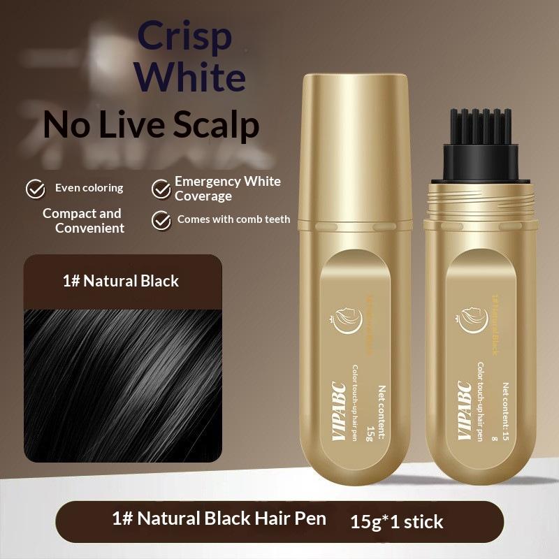 Quick Hair Styling Pen For Emergency Touch-Up And Coverage; One-Time Hair Dyeing For Natural Color as the picture
Quick Hair Styling Pen For Emergency Touch-Up And Coverage; One-Time Hair Dyeing For Natural Color as the picture