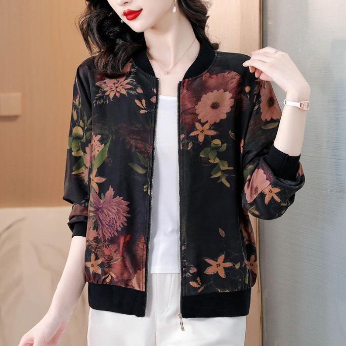 Women s Chiffon Floral Print Sun Protection Jacket - Summer 2026 Long Sleeve Zip-Up Baseball Style, Plus Size Available. M
Women s Chiffon Floral Print Sun Protection Jacket - Summer 2026 Long Sleeve Zip-Up Baseball Style, Plus Size Available. M