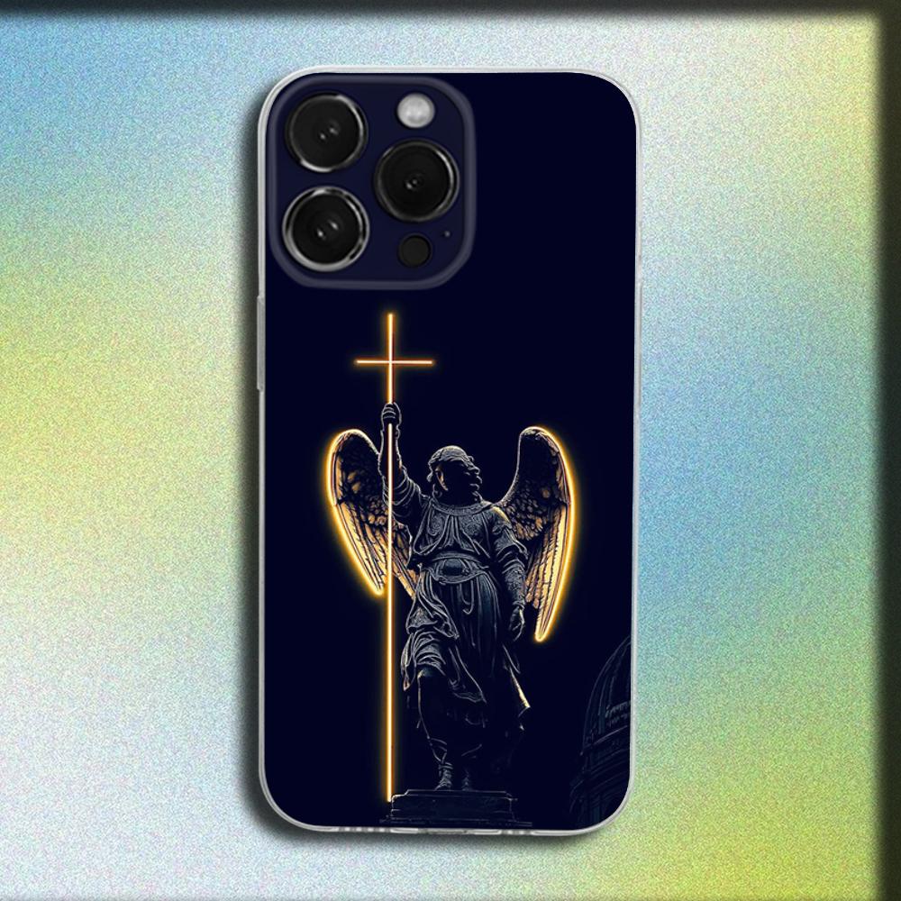 Archangel Michael Cross Phone Case For iPhone 16,15,14,13,12,11 Plus,Pro,Max,XR,XS,Plus,E,Mini Transparent Soft Cover iPhone12
Archangel Michael Cross Phone Case For iPhone 16,15,14,13,12,11 Plus,Pro,Max,XR,XS,Plus,E,Mini Transparent Soft Cover iPhone12