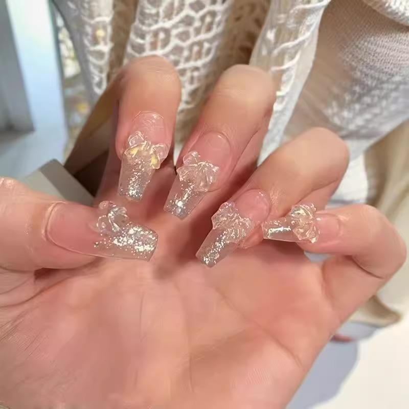 High-End Medium Long Nail Art: Pure Desire Style Whitening Nail Patches SG-202 Extra Small 10 pieces
High-End Medium Long Nail Art: Pure Desire Style Whitening Nail Patches SG-202 Extra Small 10 pieces