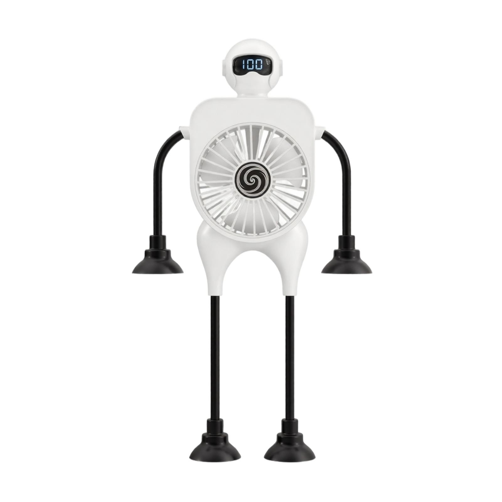 Mini USB Portable Desktop Fan Robot with Suction Cups Small Personal Fan for Office Dormitory Study Room USB Powered one size білий
Mini USB Portable Desktop Fan Robot with Suction Cups Small Personal Fan for Office Dormitory Study Room USB Powered one size білий