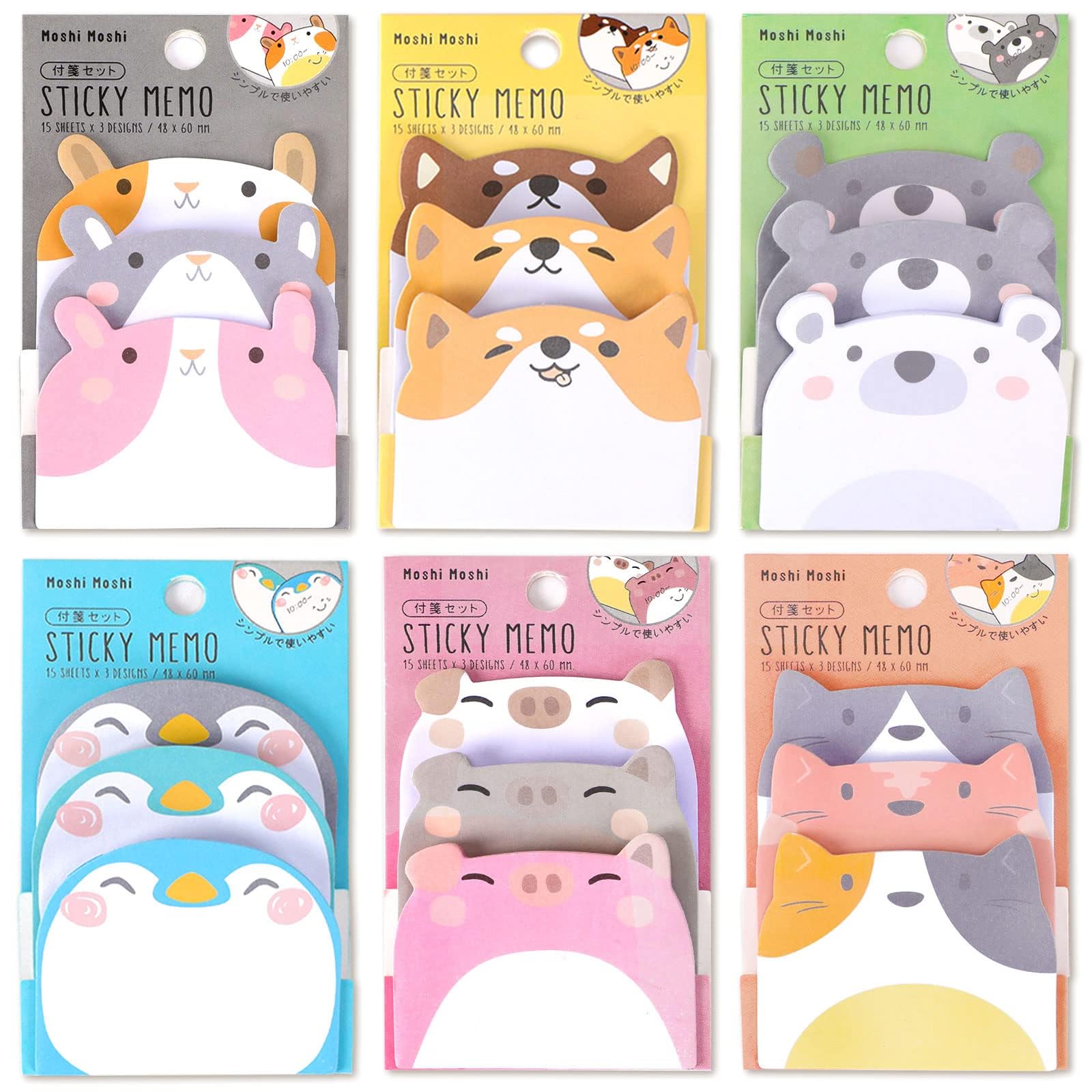 AUGSHYO Sticky Cute 270 Набор из 6 липких милых липких сообщений Memo Милые липкие забавные канцелярские принадлежности Заметки, животные, листы, узоры, заметки, заметки,
AUGSHYO Sticky Cute 270 Набор из 6 липких милых липких сообщений Memo Милые липкие забавные канцелярские принадлежности Заметки, животные, листы, узоры, заметки, заметки,