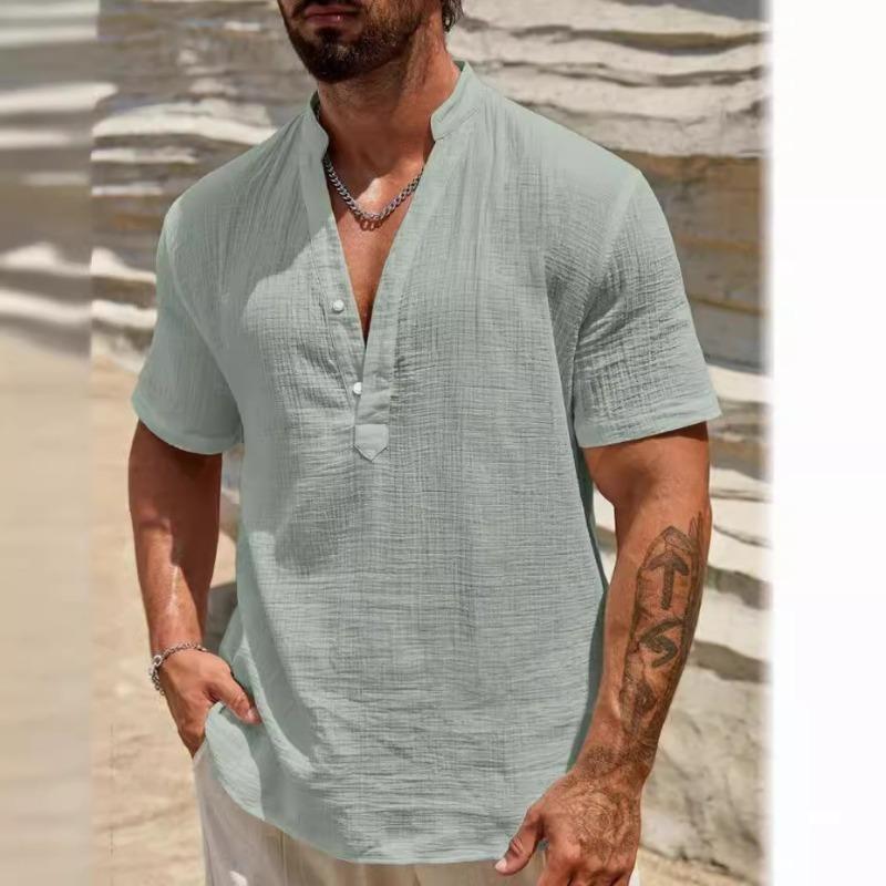 Men s Cross-Border Casual T-Shirt Short Sleeve Shirt Casual Daily Black Apricot Clothing Business Top XXL зелений
Men s Cross-Border Casual T-Shirt Short Sleeve Shirt Casual Daily Black Apricot Clothing Business Top XXL зелений