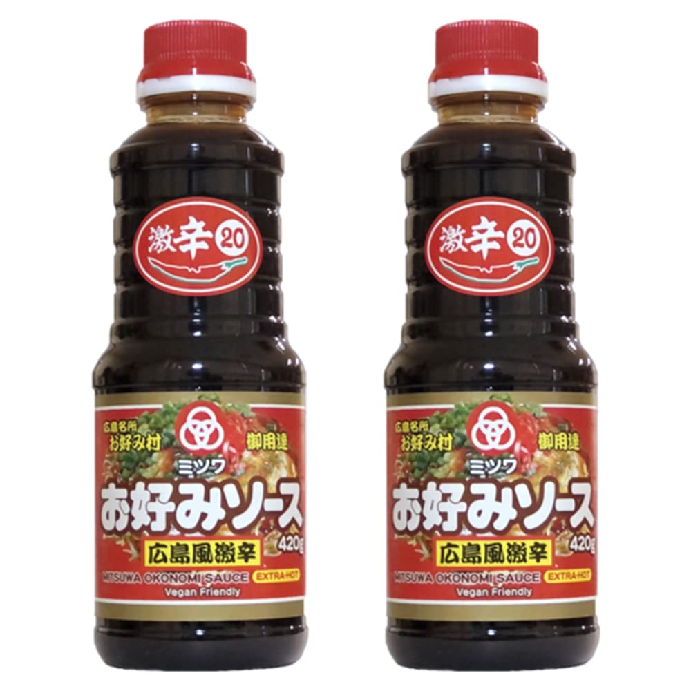 Соус Mitsuwa Super Spicy Okonomi 420 г, 2 бутылки. Поставщик суперострого соуса Окономияки во все магазины Hiroshima Famous Okonomi Village, Sun Foods Sauce, Co.,
Соус Mitsuwa Super Spicy Okonomi 420 г, 2 бутылки. Поставщик суперострого соуса Окономияки во все магазины Hiroshima Famous Okonomi Village, Sun Foods Sauce, Co.,