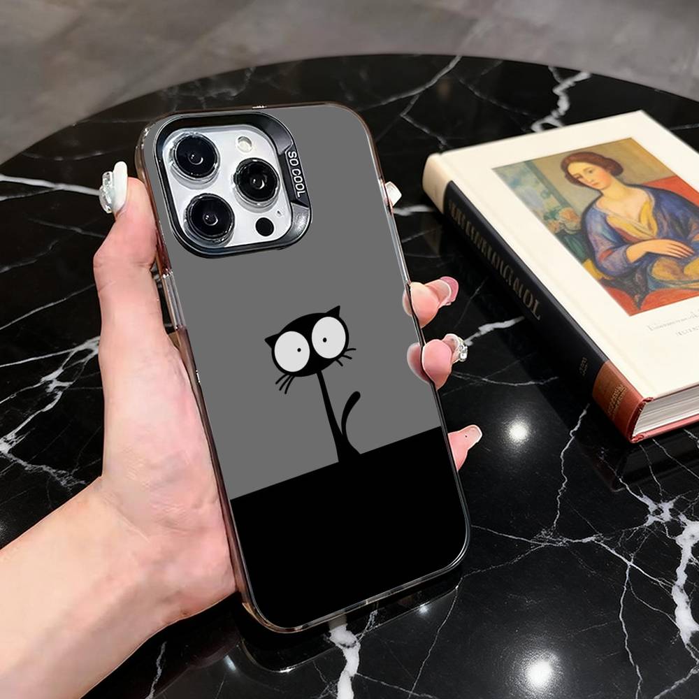 Funny Cool Cat Silicone Phone Case For iPhone 17,16,15,14,13,12,11 Plus,Pro Max,XS,Colorful Silver Black Cover iPhone16e
Funny Cool Cat Silicone Phone Case For iPhone 17,16,15,14,13,12,11 Plus,Pro Max,XS,Colorful Silver Black Cover iPhone16e