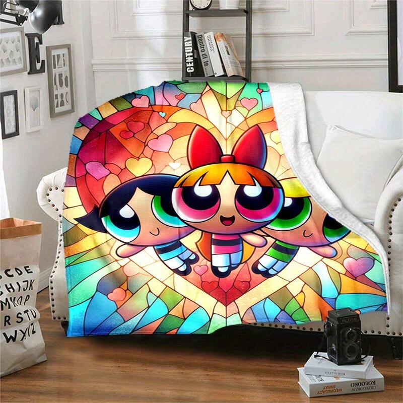 1pcPowerpuff Stained Glass Design Soft Comfortable Blanket - Perfect for Home Decor, All Seasons, and a Thoughtful 100x150cm
1pcPowerpuff Stained Glass Design Soft Comfortable Blanket - Perfect for Home Decor, All Seasons, and a Thoughtful 100x150cm