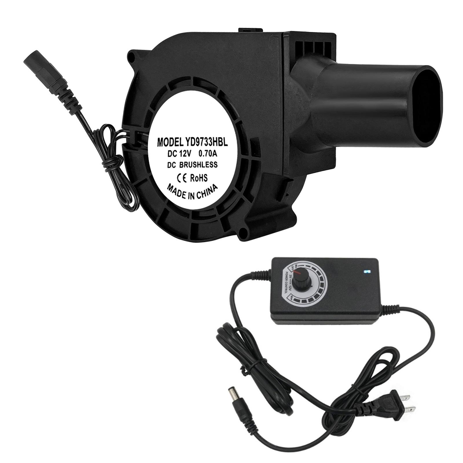 Outdoor BBQ Blower Fan 97mm x33mm 12V With Variable Speed Control Fan For Fireplaces Ventilation And Camping Use 1
Outdoor BBQ Blower Fan 97mm x33mm 12V With Variable Speed Control Fan For Fireplaces Ventilation And Camping Use 1