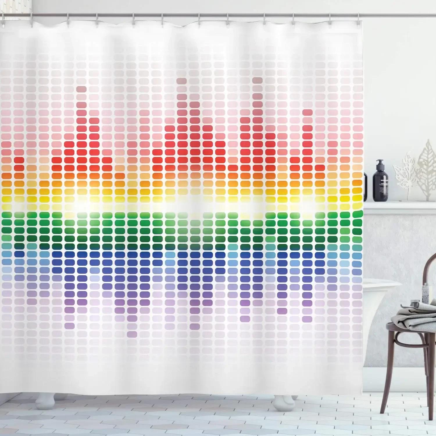 Glitter Dot Shower Curtain, Modern Small Tiles Shape, Simple Classical Design, Waterproof Cloth Fabric Bathroom Curtains W60H190(CM)-1 Pcs
Glitter Dot Shower Curtain, Modern Small Tiles Shape, Simple Classical Design, Waterproof Cloth Fabric Bathroom Curtains W60H190(CM)-1 Pcs
