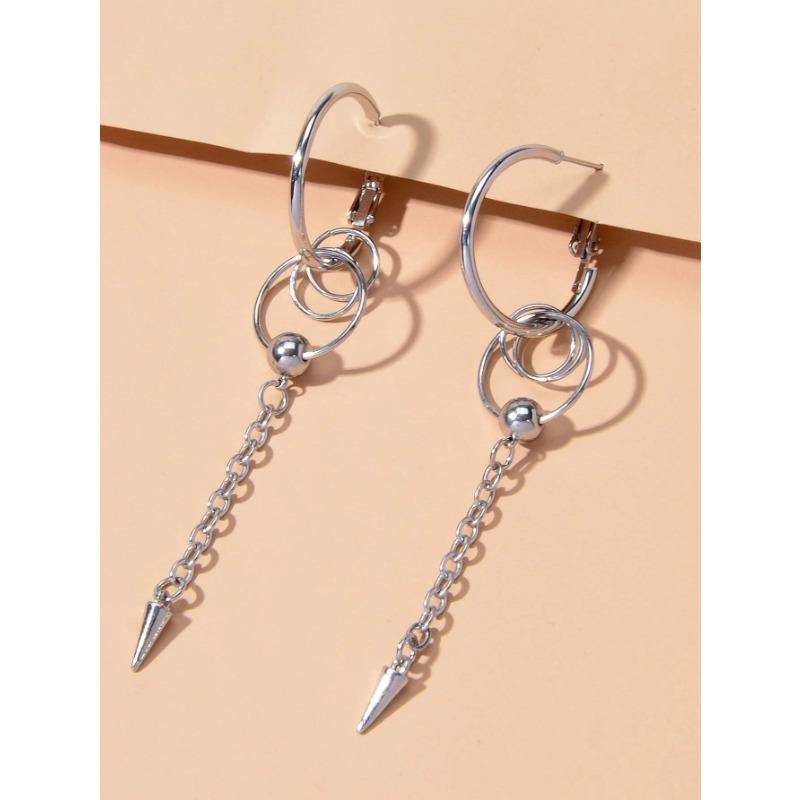 Новые длинные серьги с заклепками с бахромой, серьги, серьги с металлическими круглыми шариками, пуленепробиваемые серьги.
Новые длинные серьги с заклепками с бахромой, серьги, серьги с металлическими круглыми шариками, пуленепробиваемые серьги.