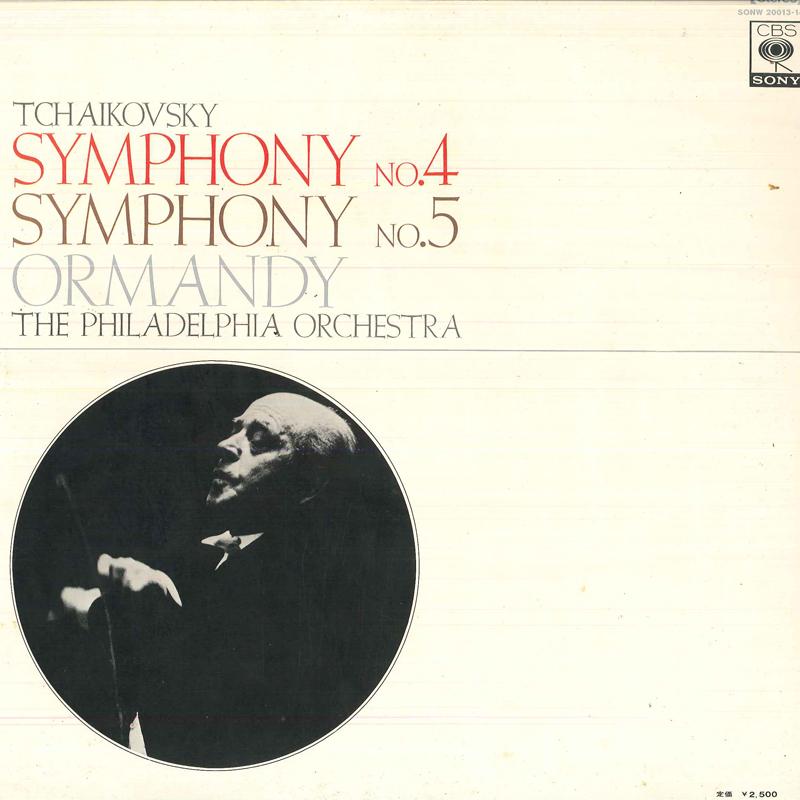 LP Record EUGENE ORMANDY/PHILADELPHIA ORCHEST - Tchaikovsky/Symphony No.4 & No.5 SONW2001314 CBSSONY 1968 Japan Classical Used
LP Record EUGENE ORMANDY/PHILADELPHIA ORCHEST - Tchaikovsky/Symphony No.4 & No.5 SONW2001314 CBSSONY 1968 Japan Classical Used