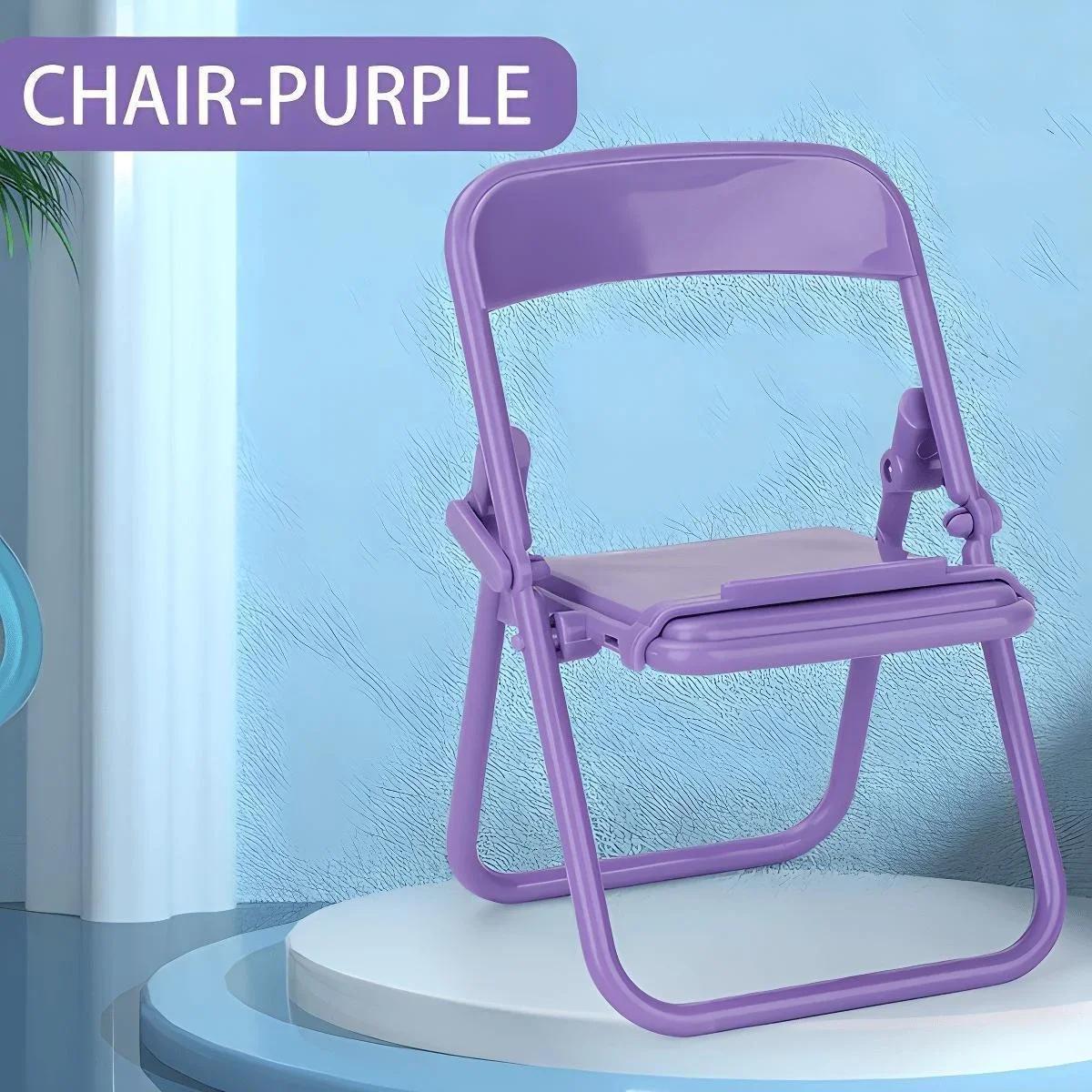 Universal Mobile Phone Accessories Foldable Chair Shape Mini Desktop Phone Holder Phone Stand фіолетовий
Universal Mobile Phone Accessories Foldable Chair Shape Mini Desktop Phone Holder Phone Stand фіолетовий