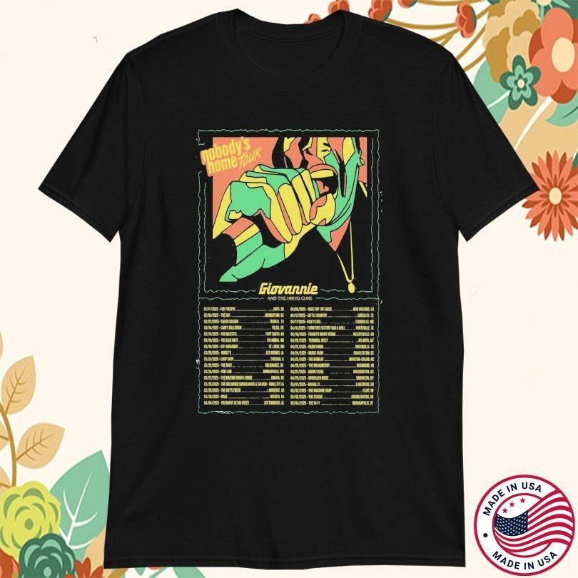 Giovannie And The Hired Guns Nobody#039;s Home Shows 2025 Tour Tshirt S016 Unisex T-Shirt XL
Giovannie And The Hired Guns Nobody#039;s Home Shows 2025 Tour Tshirt S016 Unisex T-Shirt XL