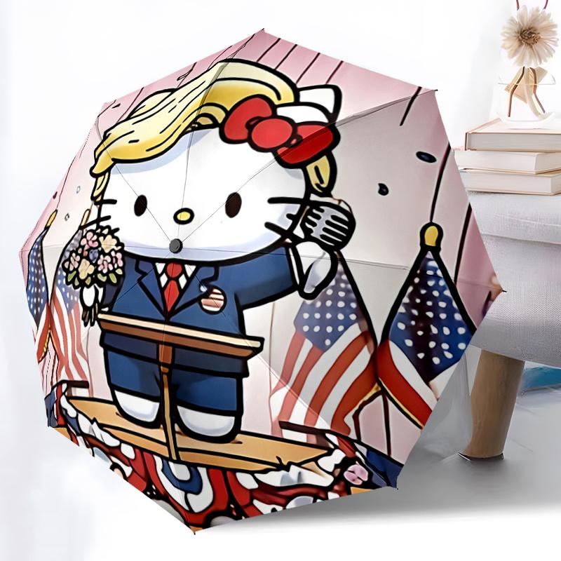 1pc Hello Kitty Automatic Opening/Closing Umbrella with Convenient Three-Fold Design, 8-Bone Iron Frame Outdoor Umbrella - Perfect Gift for Fans, Trav
1pc Hello Kitty Automatic Opening/Closing Umbrella with Convenient Three-Fold Design, 8-Bone Iron Frame Outdoor Umbrella - Perfect Gift for Fans, Trav