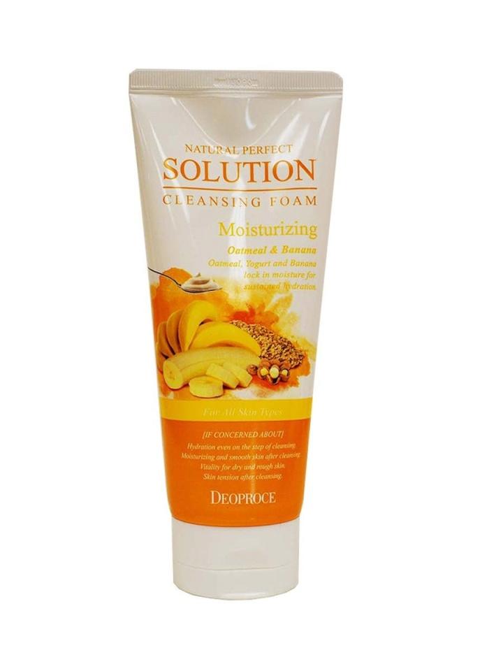 Увлажняющая пенка для умывания с экстрактами овса и банана DEOPROCE NATURAL PERFECT SOLUTION CLEANSING FOAM OATMEAL & BANANA 170г
Увлажняющая пенка для умывания с экстрактами овса и банана DEOPROCE NATURAL PERFECT SOLUTION CLEANSING FOAM OATMEAL & BANANA 170г